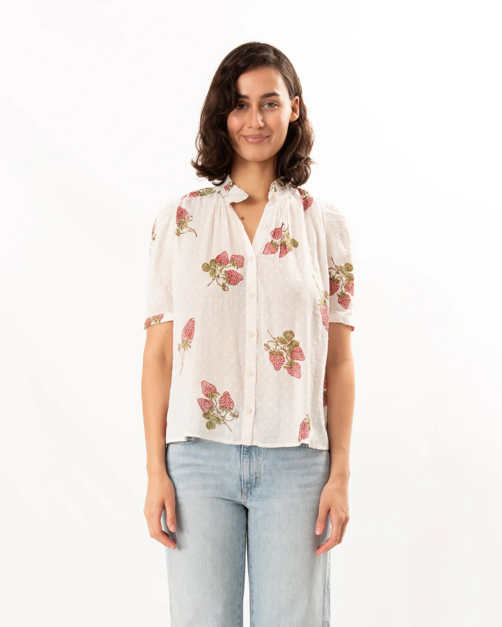 Winnie Strawberry Dot Shirt