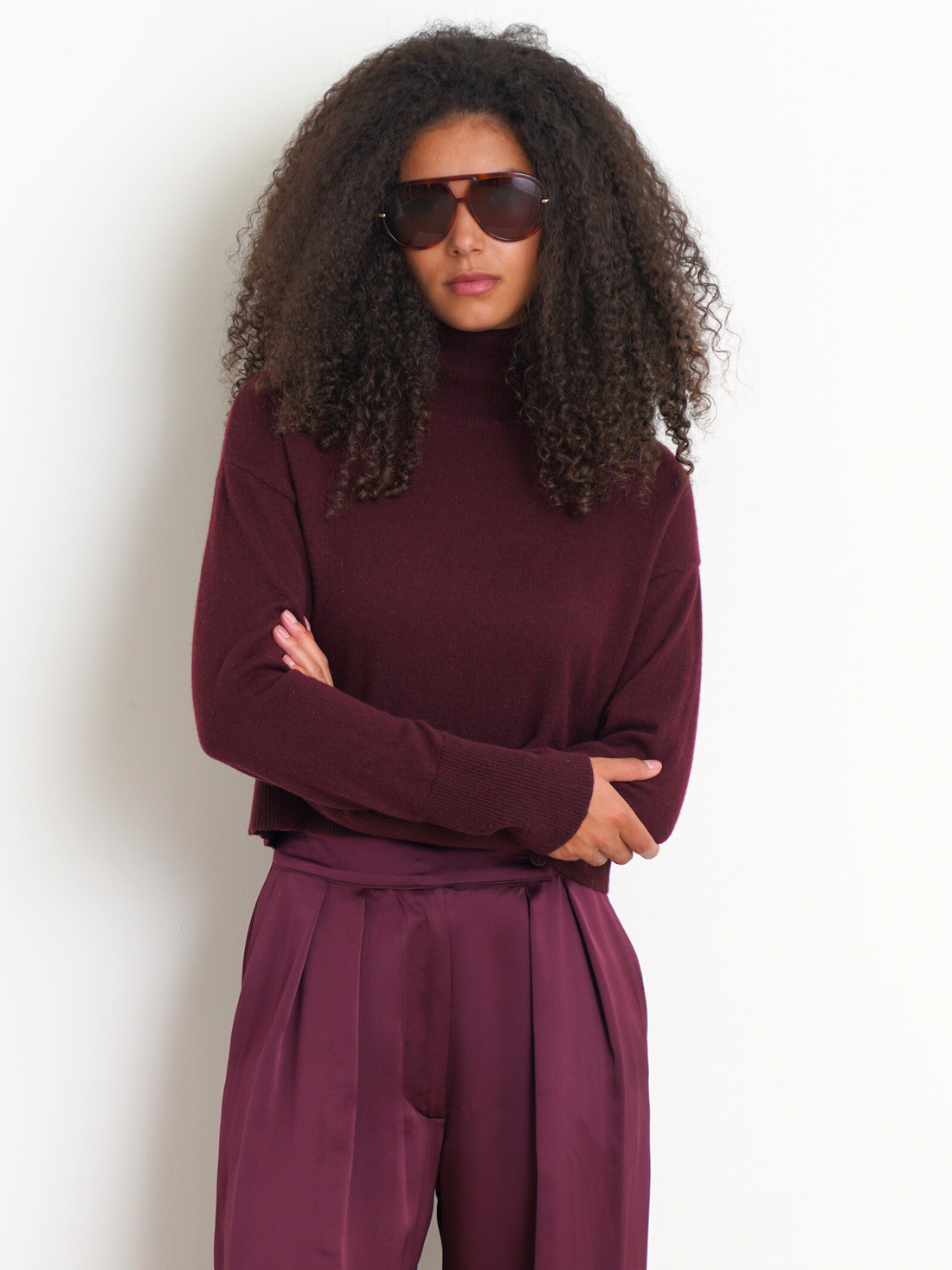 Sable Sweater Bordeaux