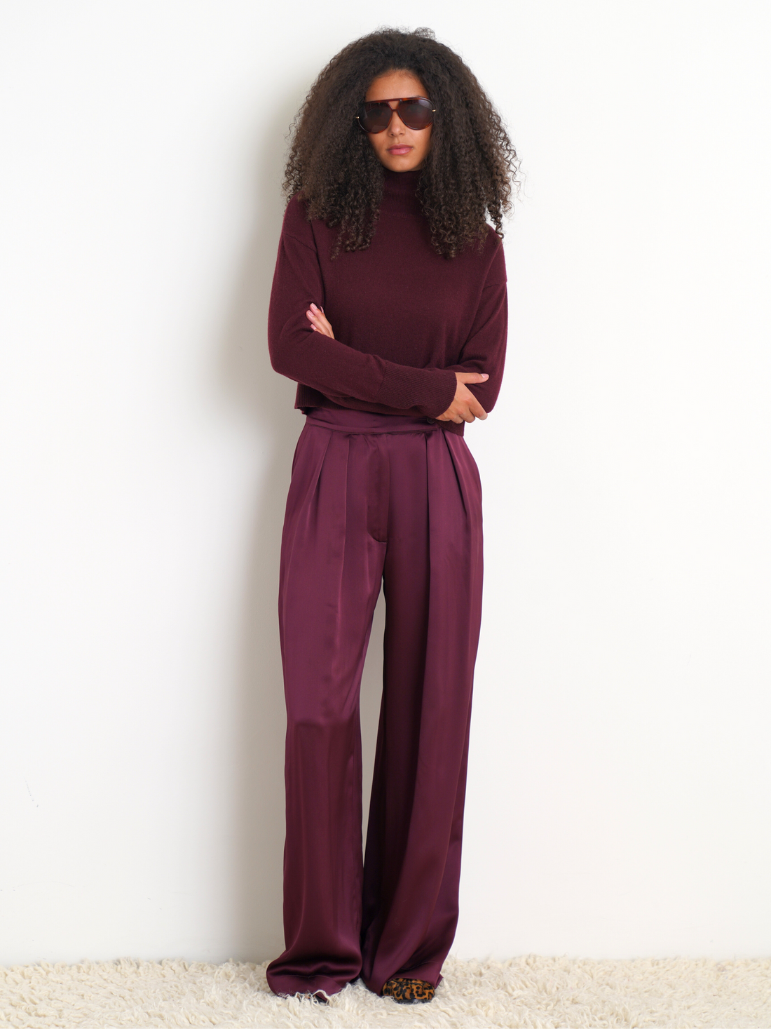 Sable Sweater Bordeaux