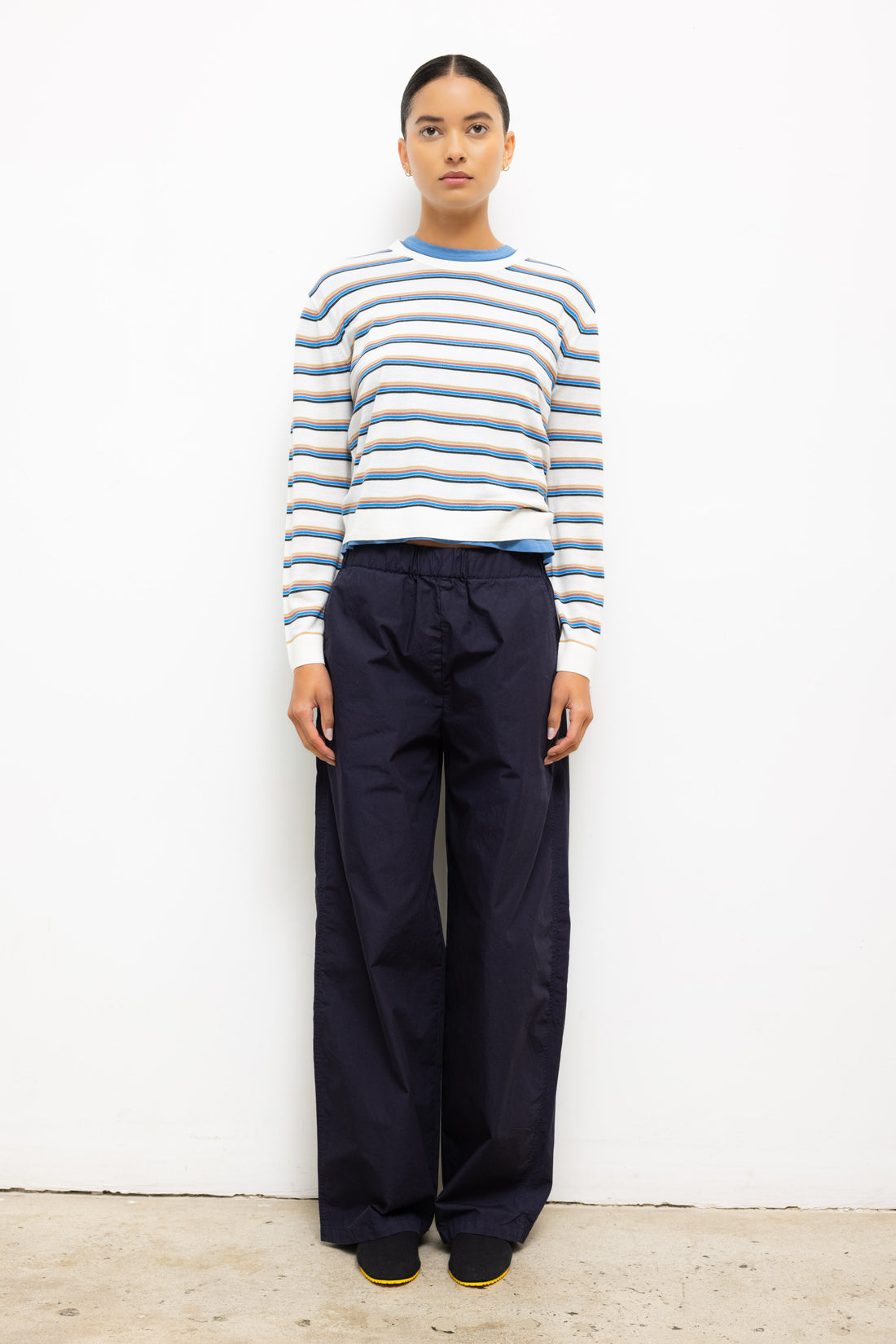 James Stripe Classic Crew