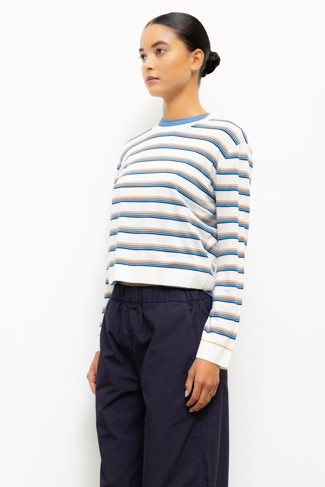 James Stripe Classic Crew