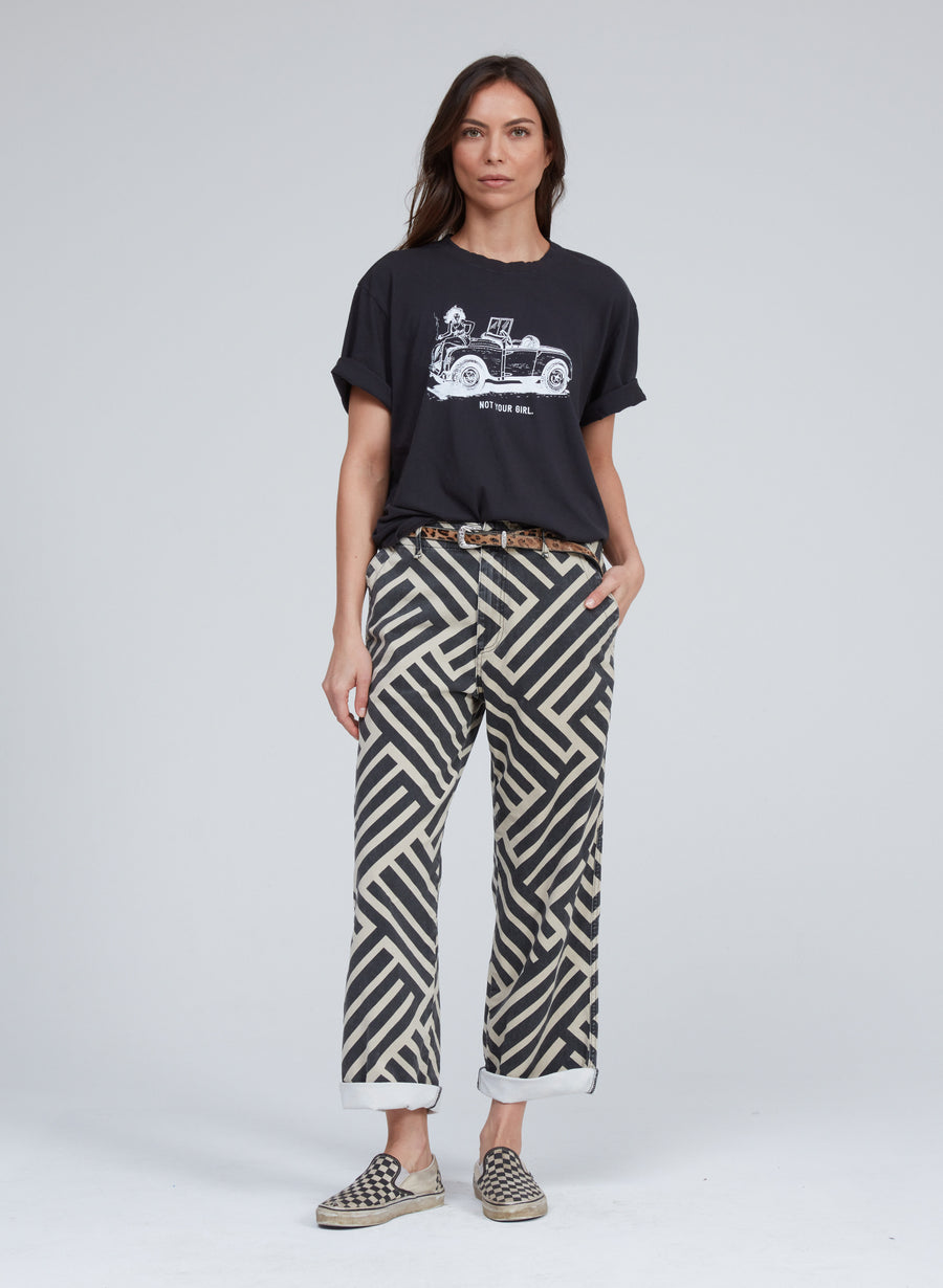 Printed Zebra Chino