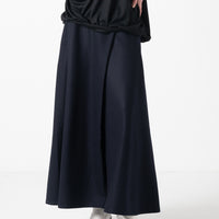 Halo Semi Flare Wool Skirt