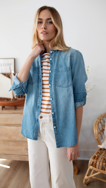 Western Denim Shirt