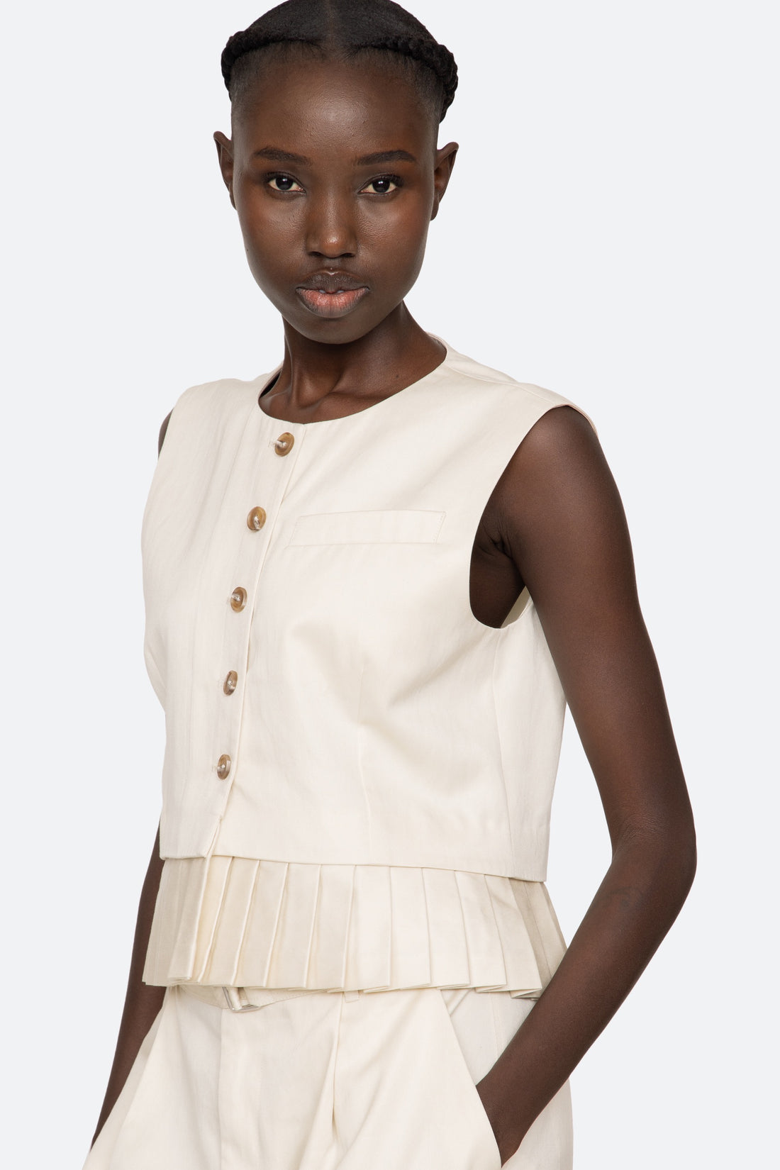 Angelina Vest Bone