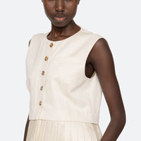 Angelina Vest Bone