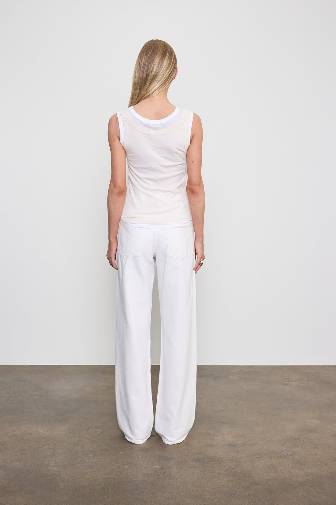 Tissue Jersey Layered Tank