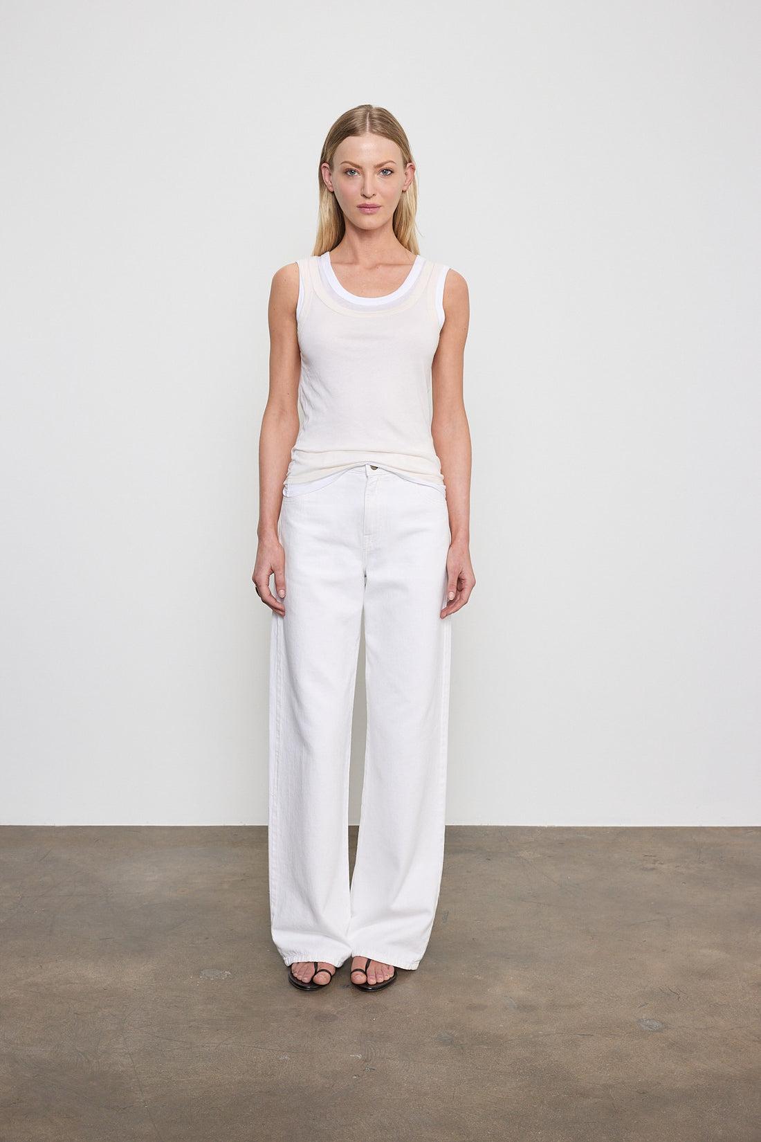 Tissue Jersey Layered Tank