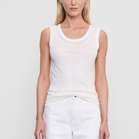 Tissue Jersey Layered Tank