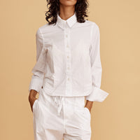 Lily Cropped Button Down