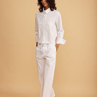 Lily Cropped Button Down