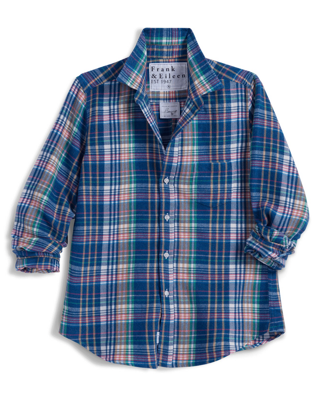 Barry Blue & Green Plaid Flannel