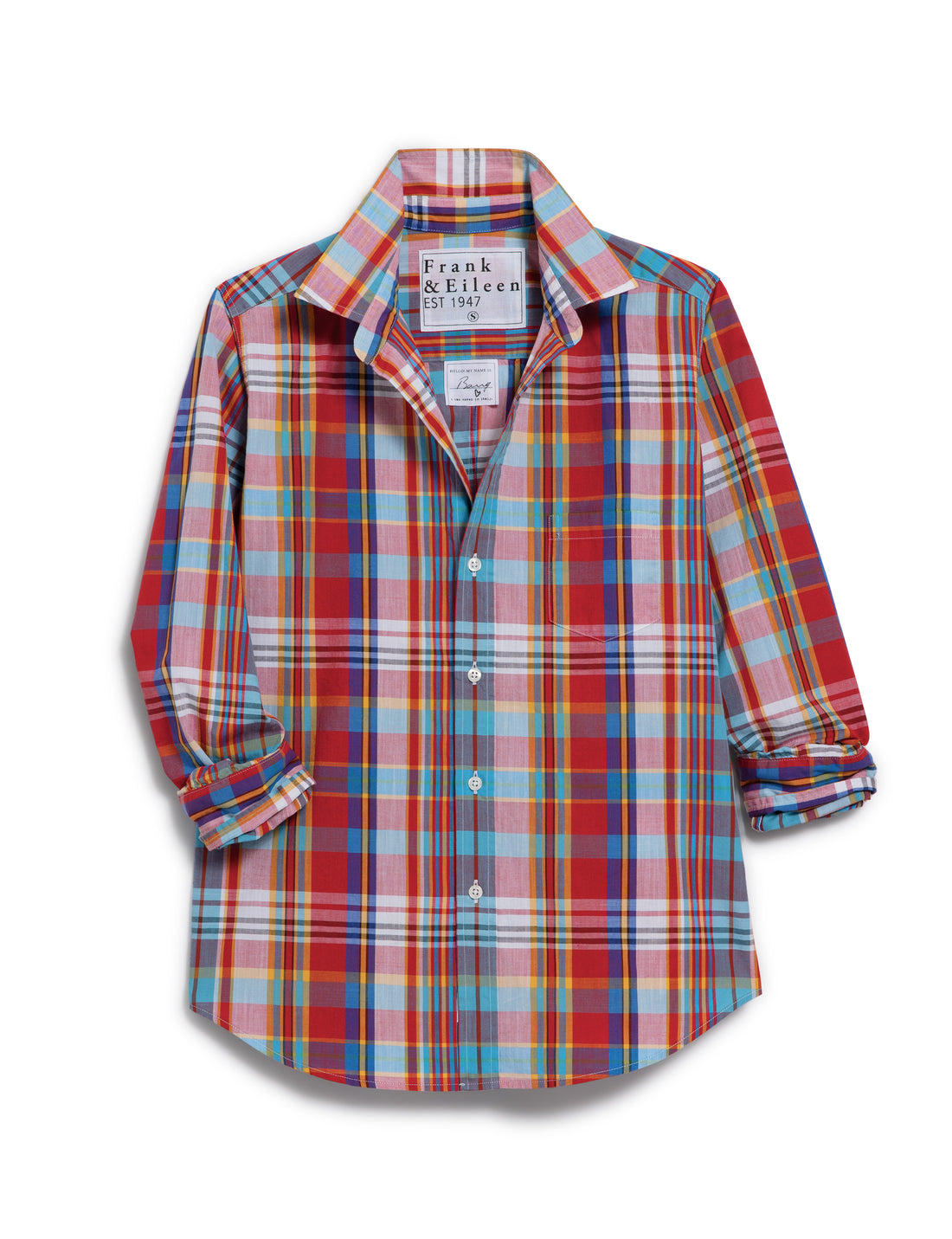 Barry Primary Color Button Up