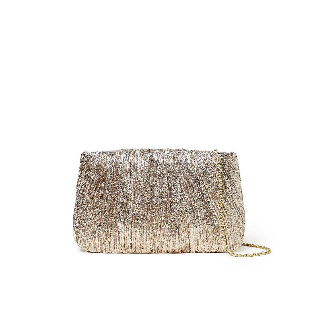 Brit Pleated Clutch