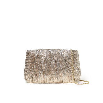 Brit Pleated Clutch