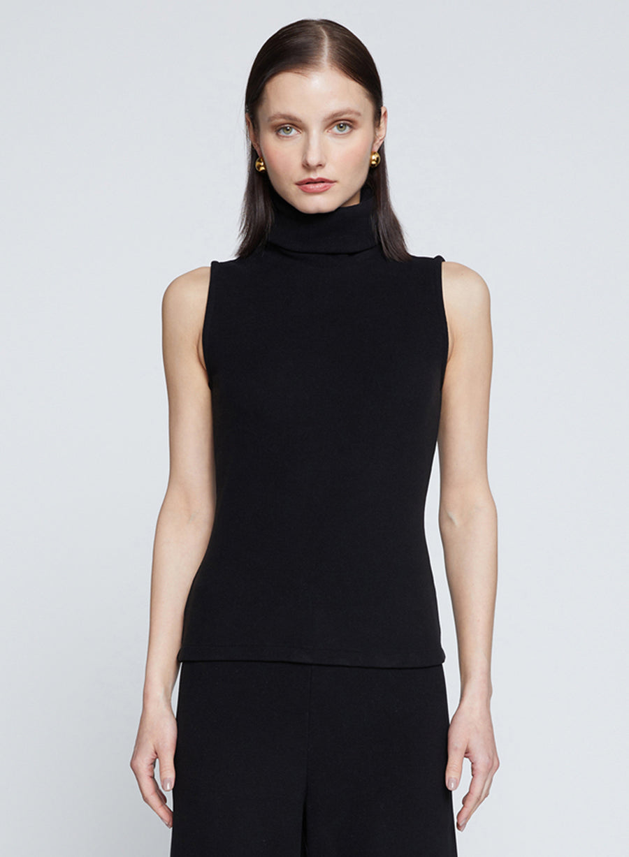 Honeyluxe Turtleneck Tank