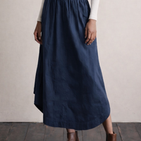 Poplin Sateen Maxi Skirt