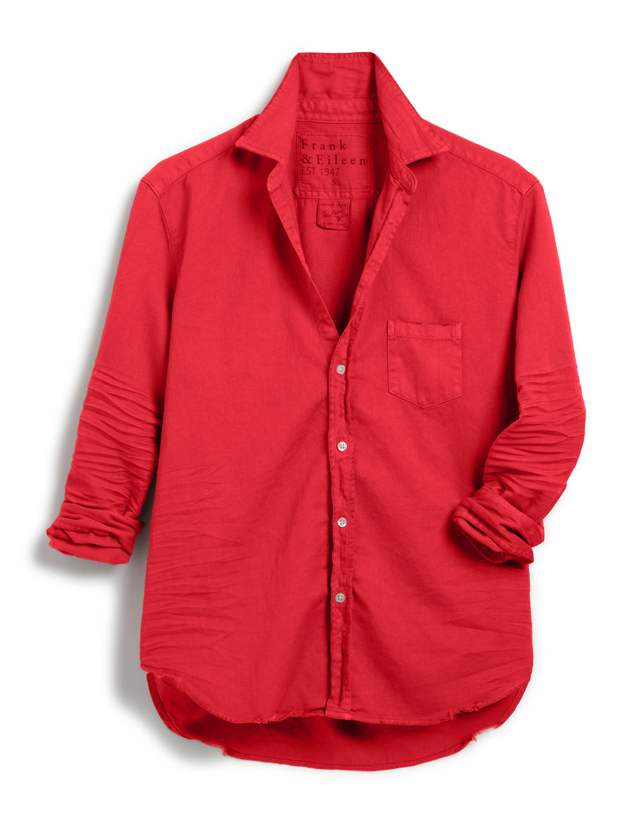 Eileen Button Up Crimson