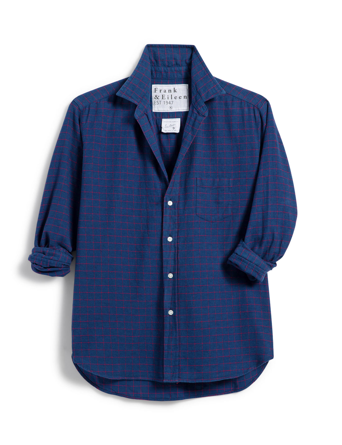 Eileen Windowpane Button Up