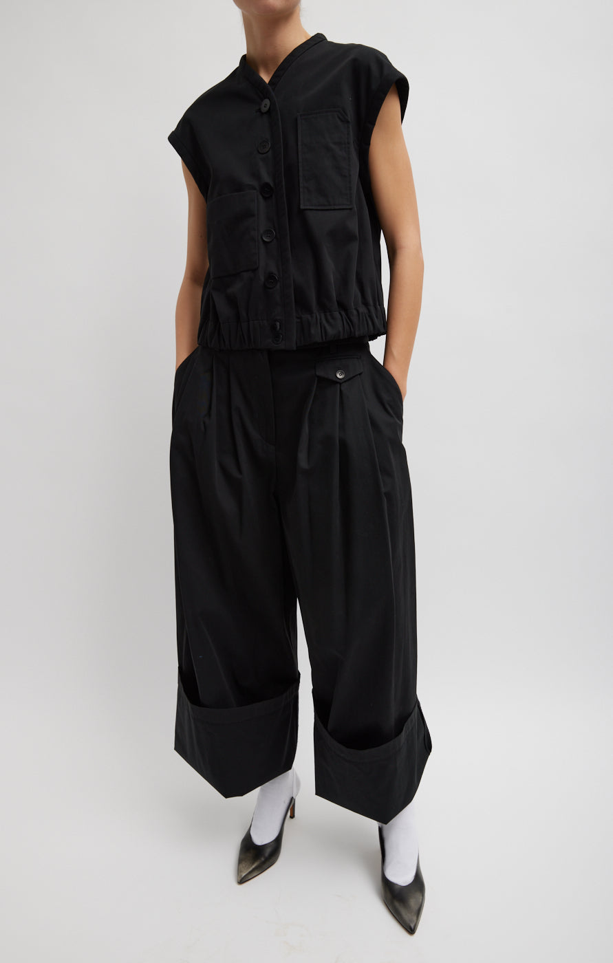 Bio Twill Triple Pleat Pant