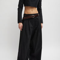 Bio Twill Triple Pleat Pant