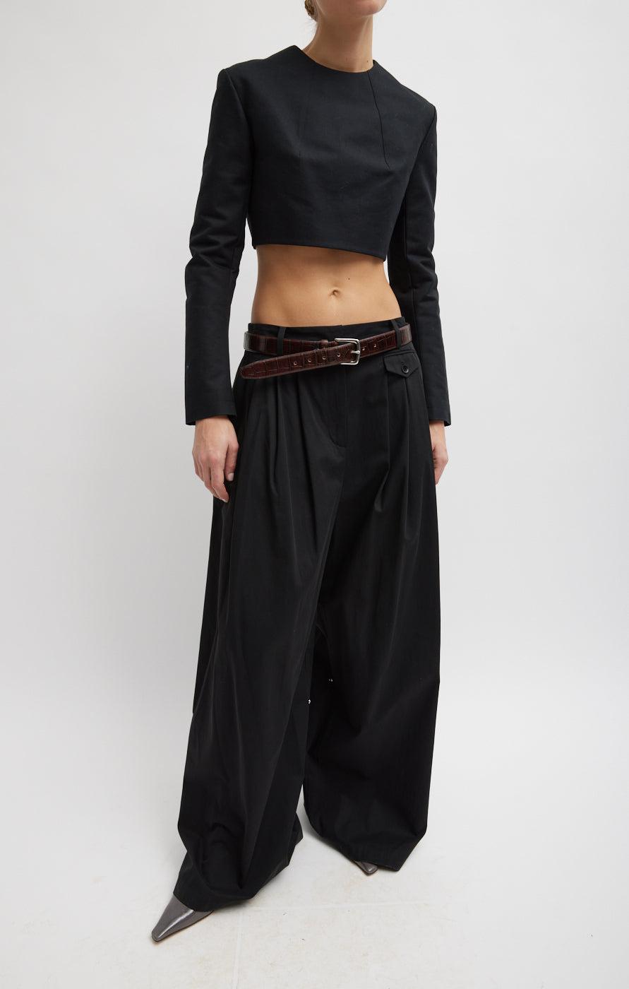 Bio Twill Triple Pleat Pant