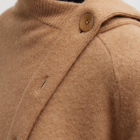 Camel Hair Knit Cape