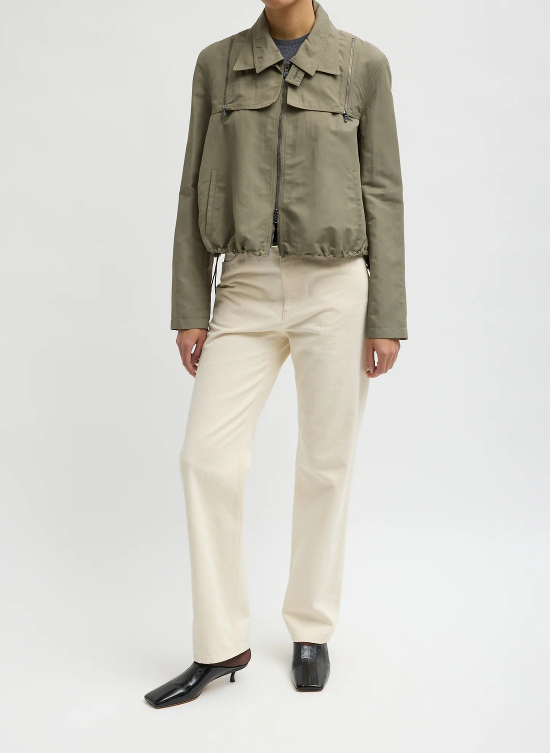 Techy Twill Anorak Bomber