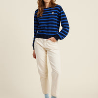 Ryann Navy Stripe Sweater