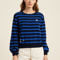 Ryann Navy Stripe Sweater