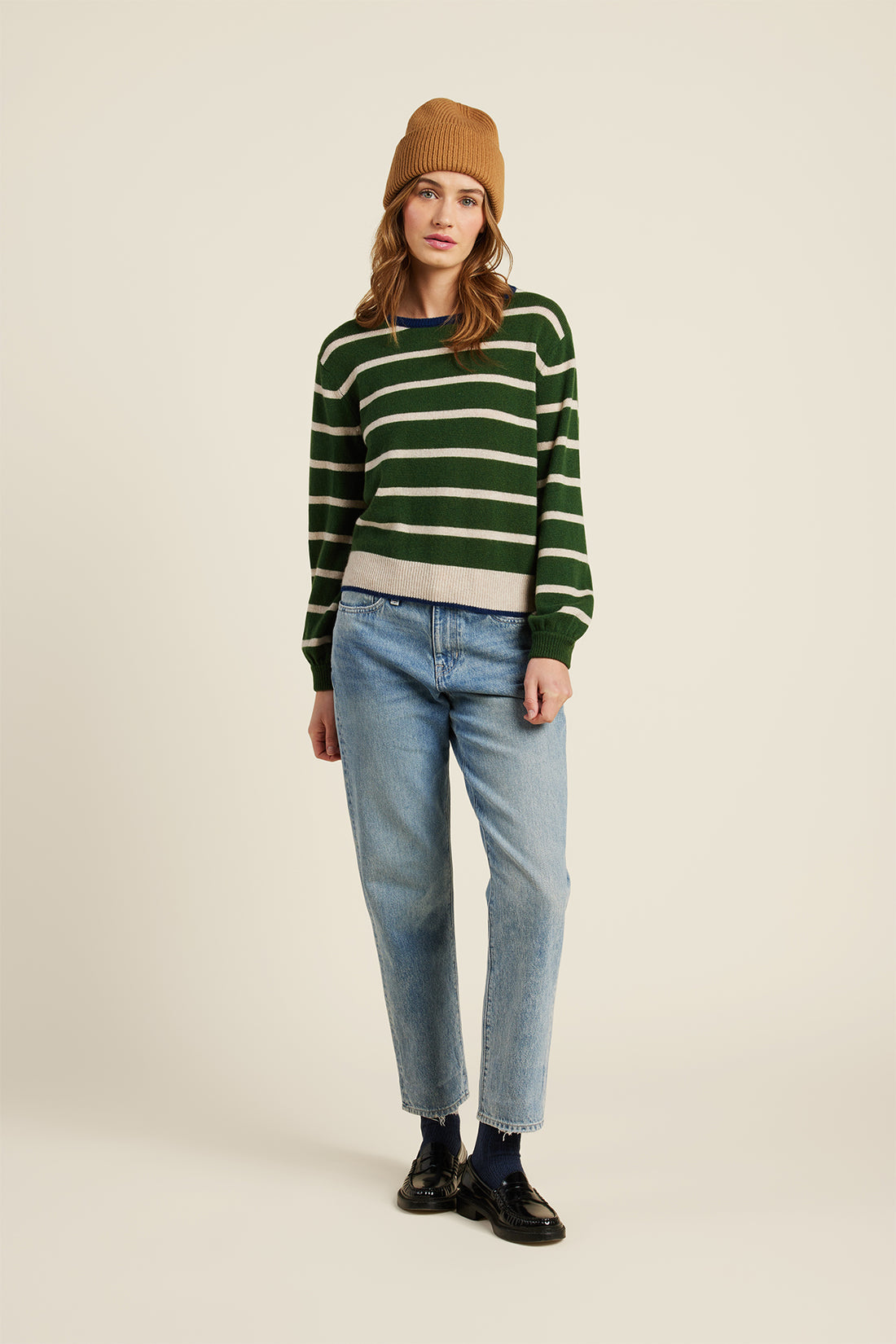 Ryann Green Stripe Sweater