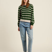 Ryann Green Stripe Sweater