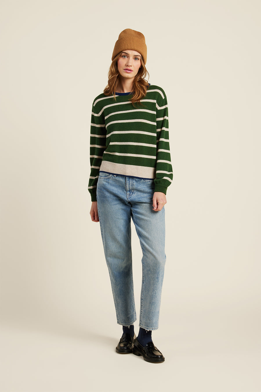 Ryann Green Stripe Sweater