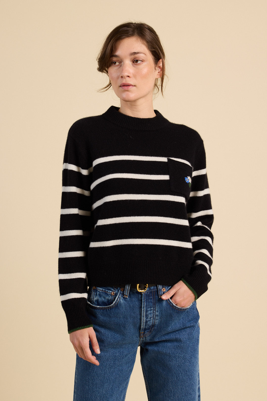 Oksana Stripe Sweater