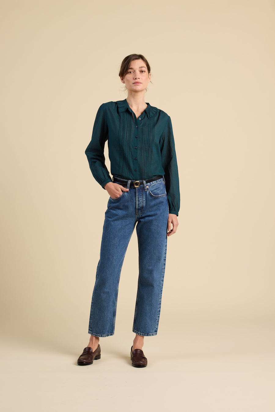 Alise Sea Pine Blouse