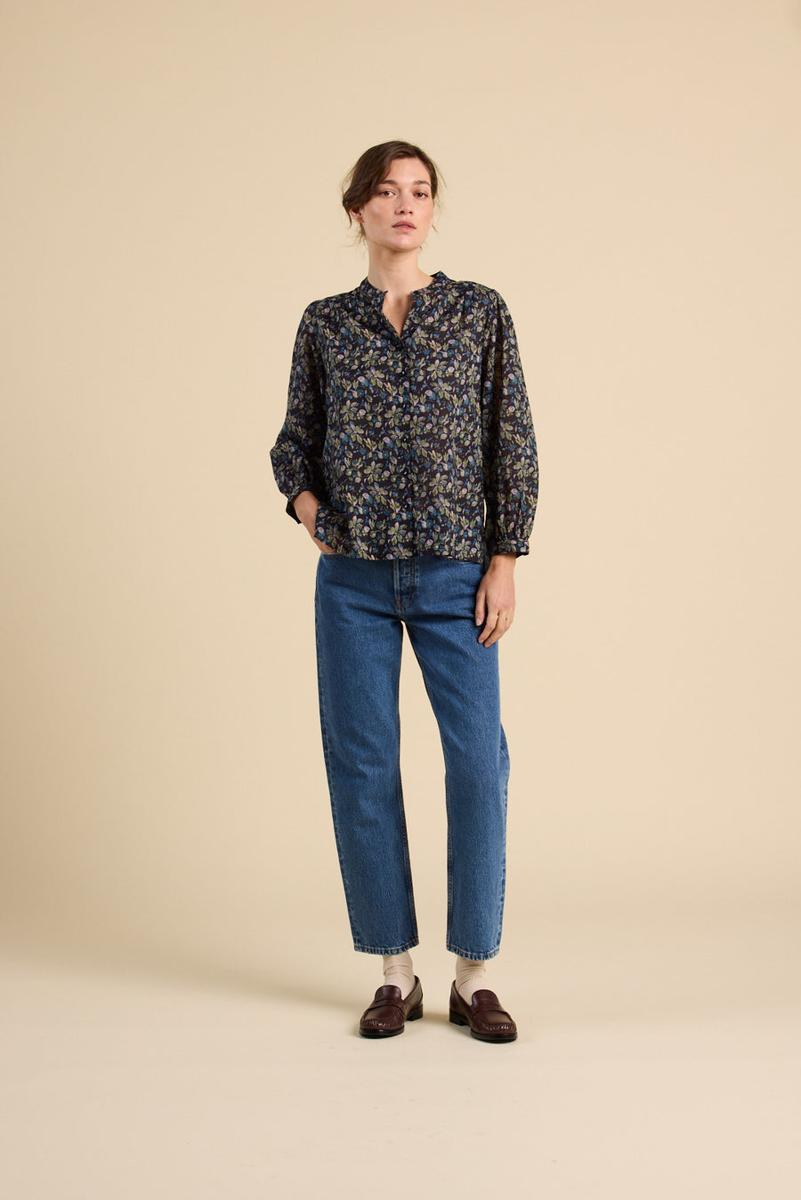 Clara Orchard Frost Blouse