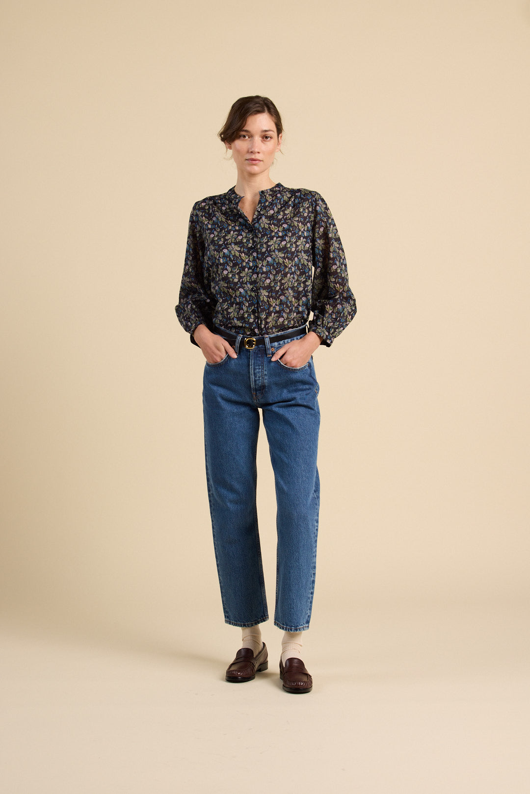 Clara Orchard Frost Blouse