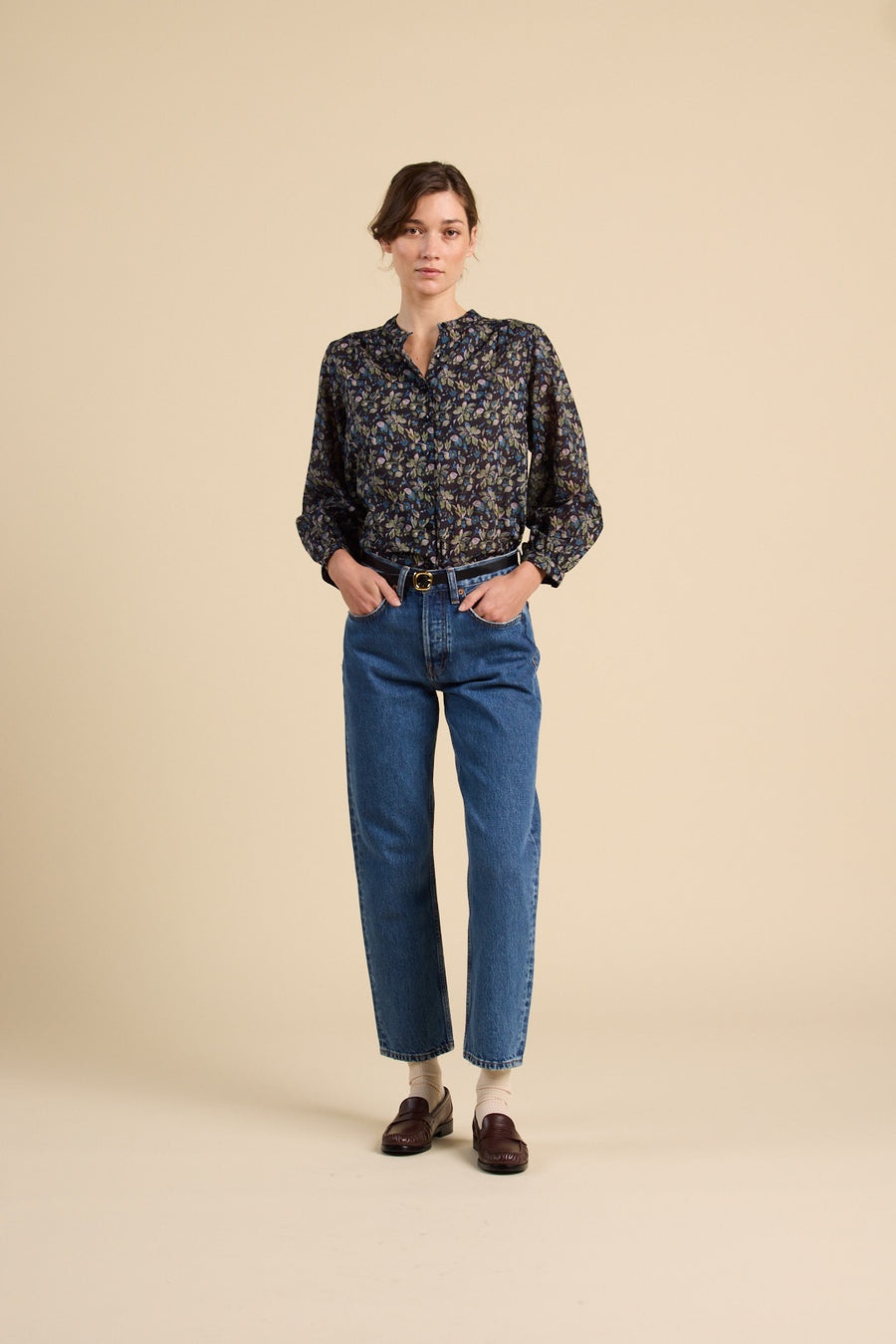 Clara Orchard Frost Blouse