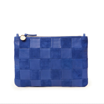 Oversize Checker Flat Clutch