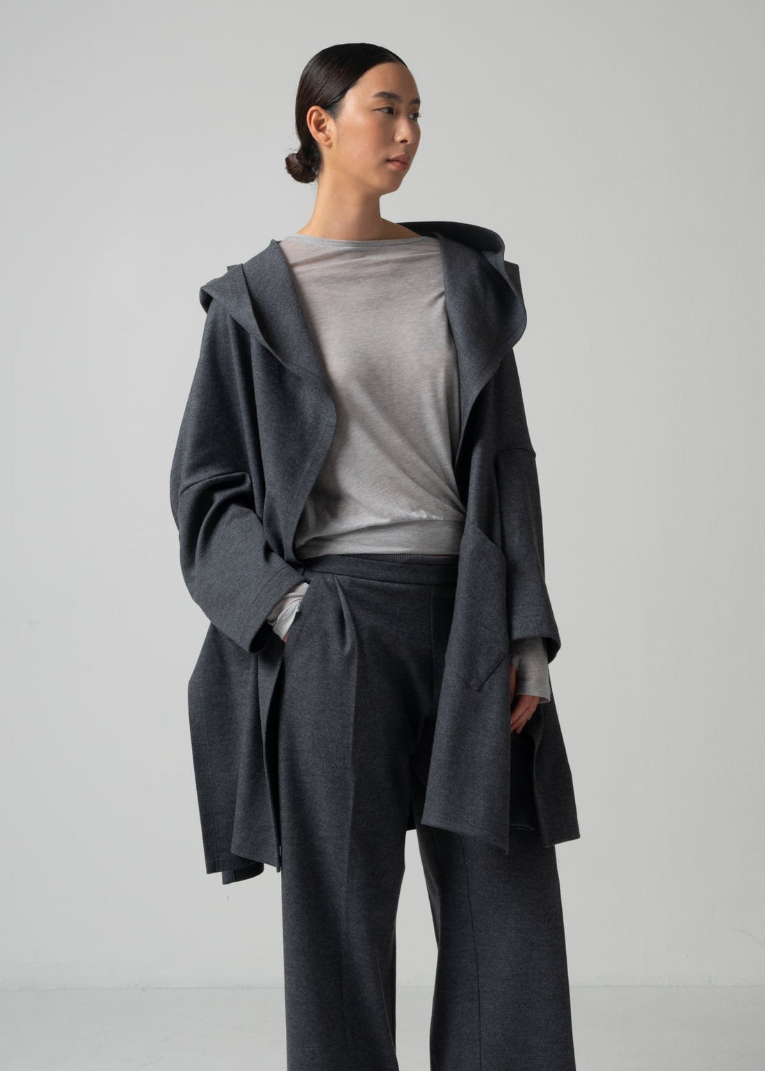 Ornella Hooded Wrap Coat