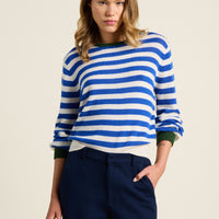 Ryann Blue Stripe Sweater