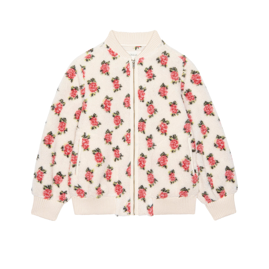 The Zip Front Rose Bomber