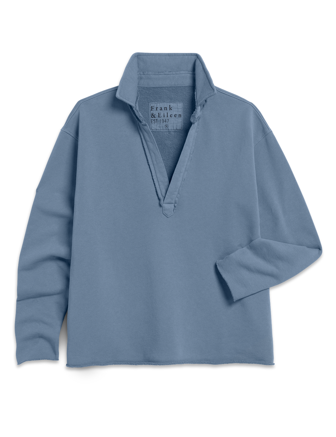 Patrick Fleece Henley Slate