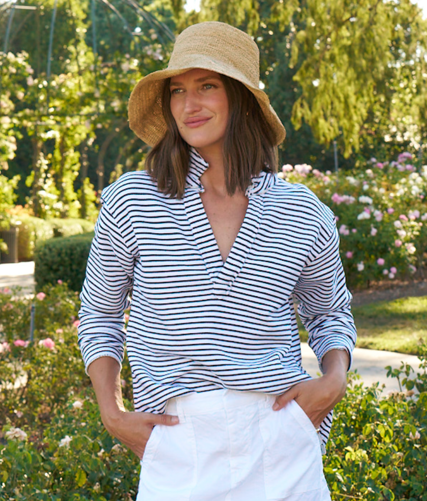 Patrick Stripe Popover Henley