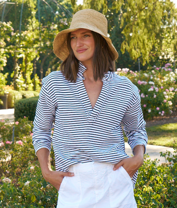 Patrick Stripe Popover Henley