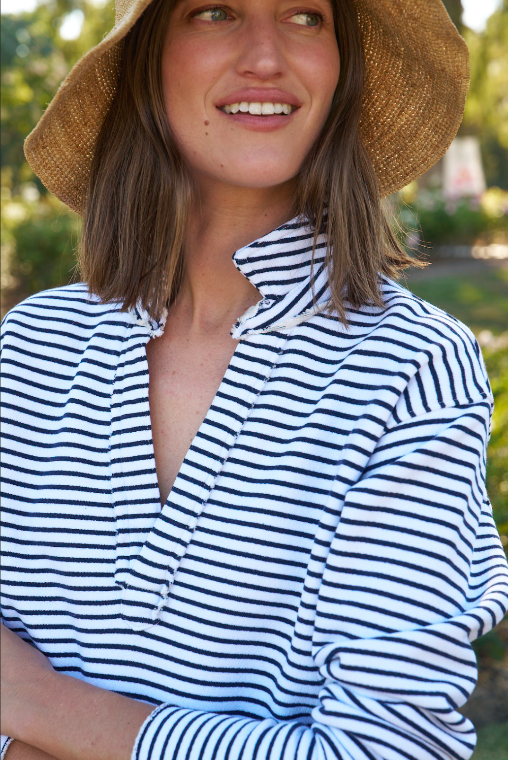 Patrick Stripe Popover Henley