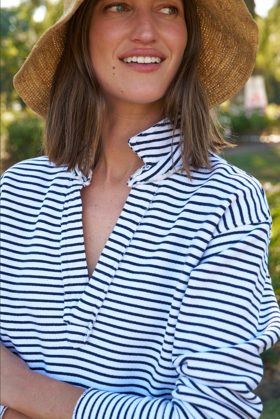 Patrick Stripe Popover Henley