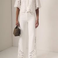 Column Eyelet Jean