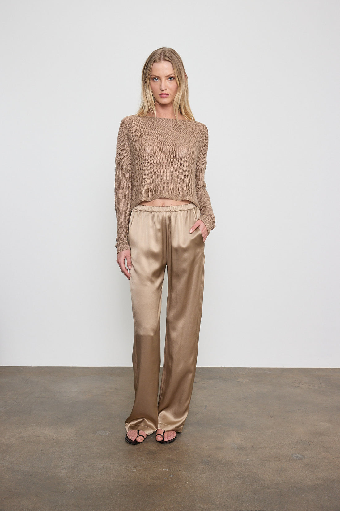 Silk Satin Everywhere Pant