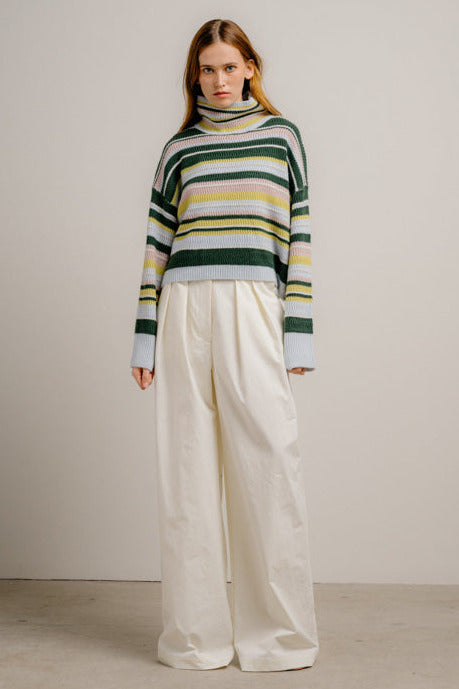 Lola Cropped Mockneck
